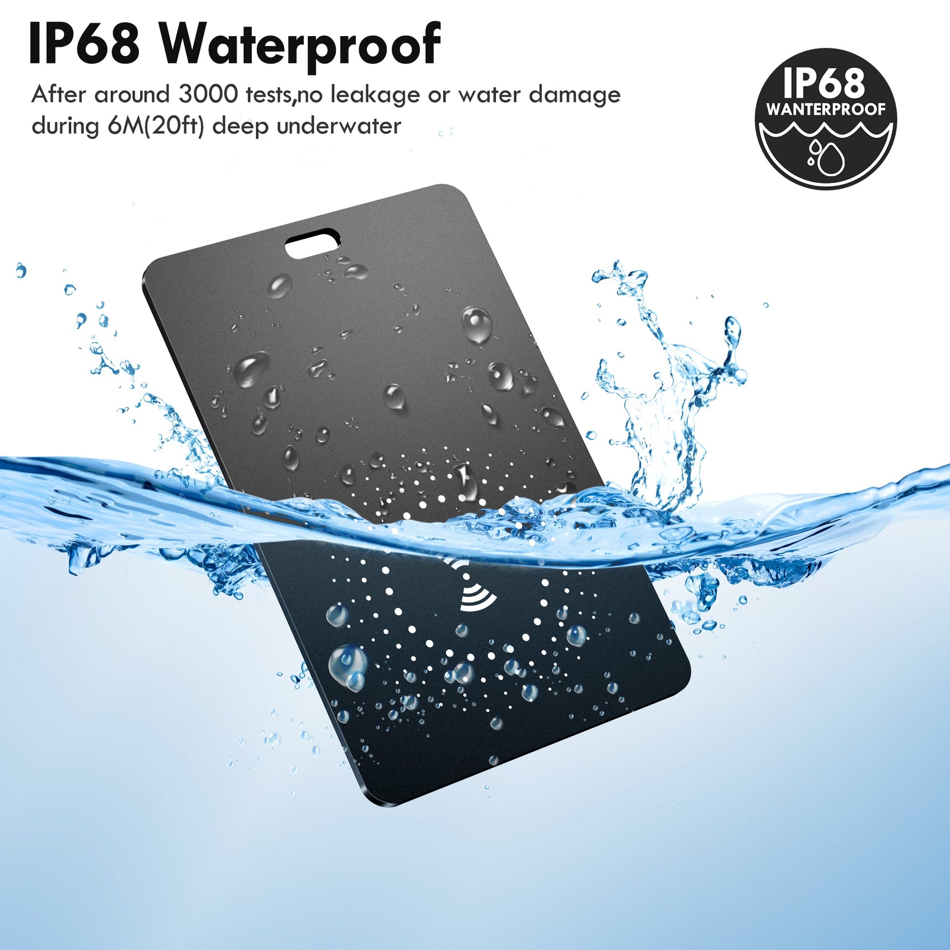 lulaven i Card——Smart Bluetooth Tracker, Item Finder Works with Google's Find Hub (Android Only) App, Trakcer Tag Locator for Keys, Luggage, Satchel. Lulaven