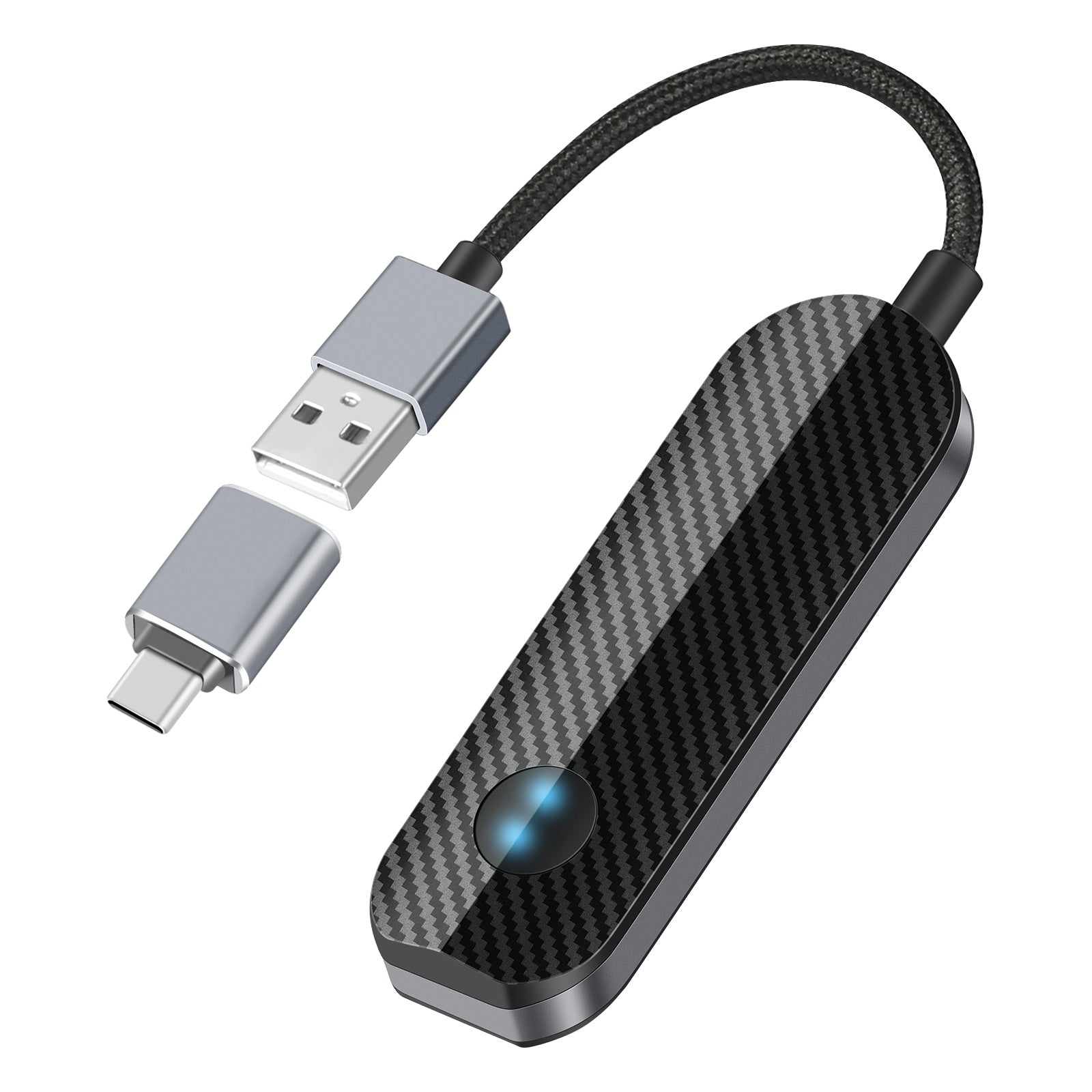 Lulaven Wireless CarPlay & Android Auto Adapter Upgrade Wired to Wireless in seconds - Instantly convert factory CarPlay/Android Auto systems without cables. Enjoy navigation, Spotify/Apple Music streaming, hands-free calls, and voice commands Lulaven