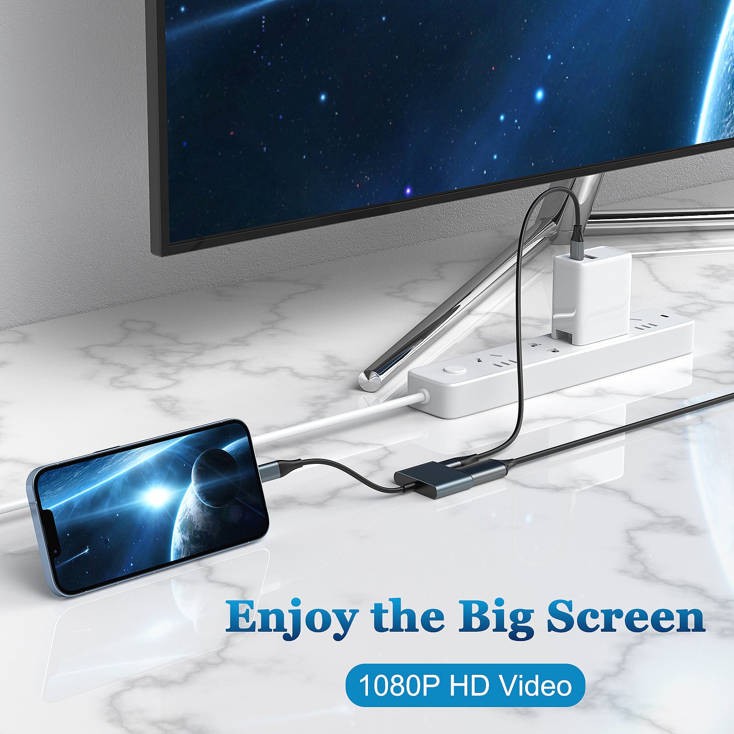 Lightning to HDMI Digital AV Adapter [1080P HD Video HDMI Sync Screen] - Lulaven