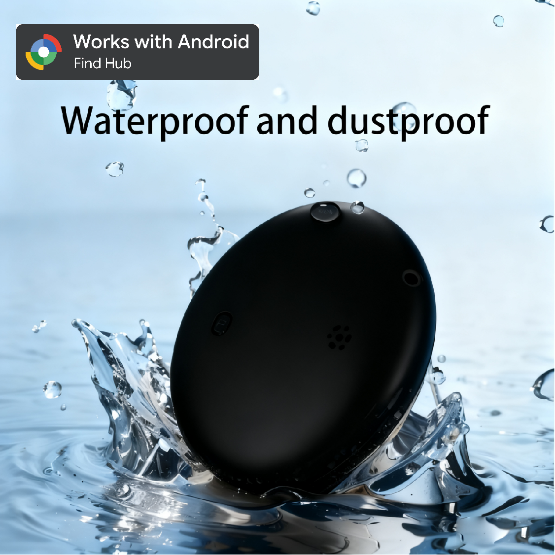 lulaven wireless tag—Smart Bluetooth Tracker, Item Finder Works with Google's Find Hub (Android Only) App, Trakcer Tag Locator for Keys, Luggage, Satchel,wallet. Lulaven