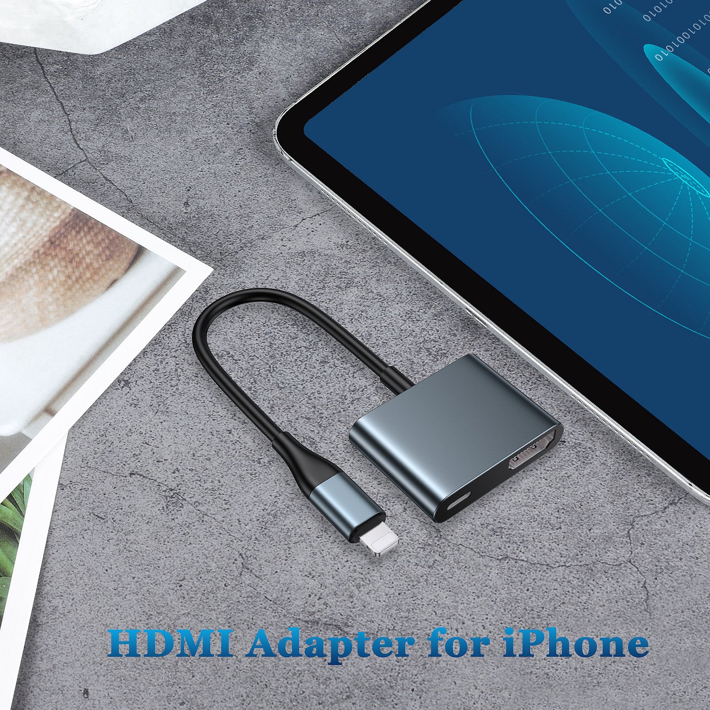 Lightning to HDMI Digital AV Adapter [1080P HD Video HDMI Sync Screen] - Lulaven