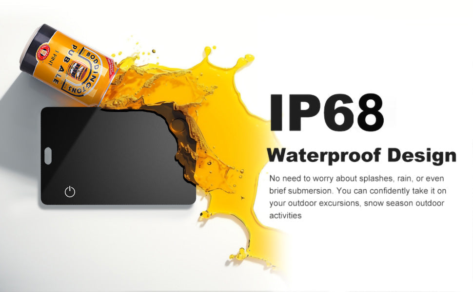 lulaven i Card——Smart Bluetooth Tracker, Item Finder Works with Google's Find Hub (Android Only) App, Trakcer Tag Locator for Keys, Luggage, Satchel. Lulaven