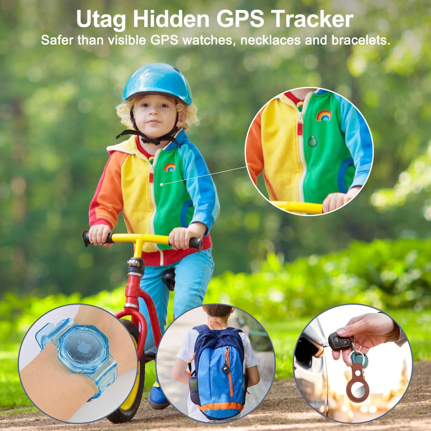Utag Hidden GPS Tracker For Outdoor Activitys[2 PACKS] - Lulaven