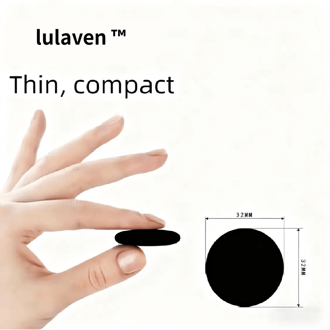 lulaven Wireless tag—Smart Bluetooth Tracker, Item Finder Works with Google's Find Hub (Android™ Only), Locator for Keys, Luggage, and Satchel,wallet. - Lulaven