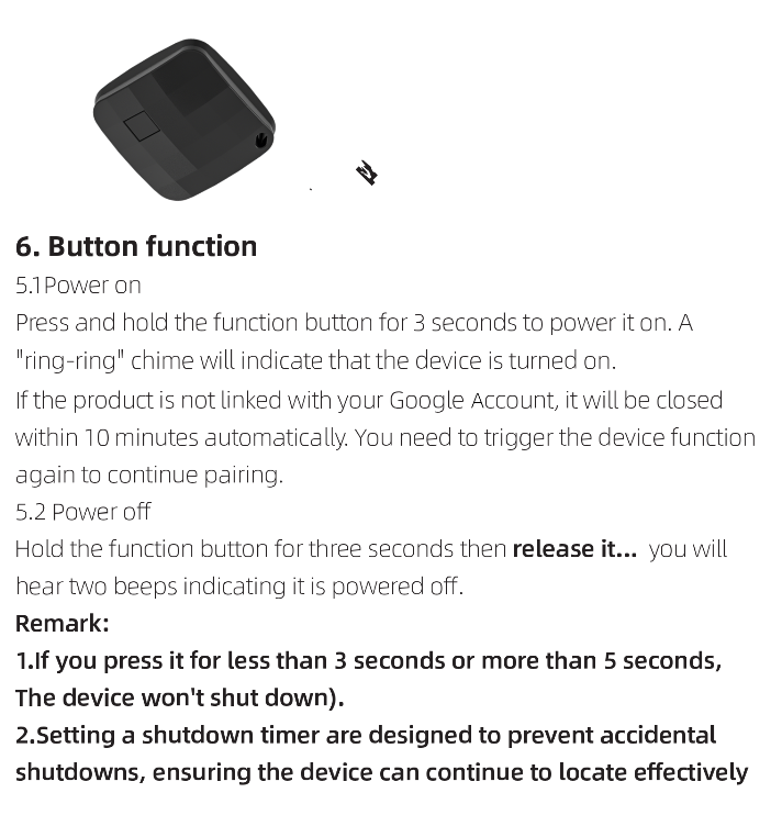 lulaven Smart Tag—Smart Bluetooth Tracker, Item Finder Works with Google's Find Hub (Android Only) App, Trakcer Tag Locator for Keys, Luggage, Satchel,wallet. Lulaven